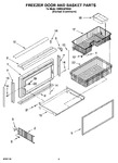 Diagram for 06 - Freezer Door And Basket Parts