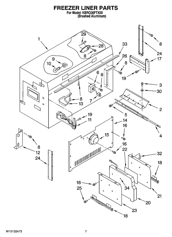 Diagram for KBRO36FTX00