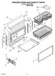 Diagram for 06 - Freezer Door And Basket Parts