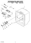 Diagram for 02 - Refrigerator Liner Parts