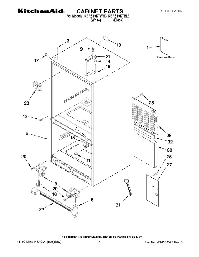 Diagram for KBRS19KTWH3