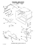 Diagram for 03 - Freezer Liner Parts