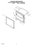 Diagram for 07 - Freezer Door Parts