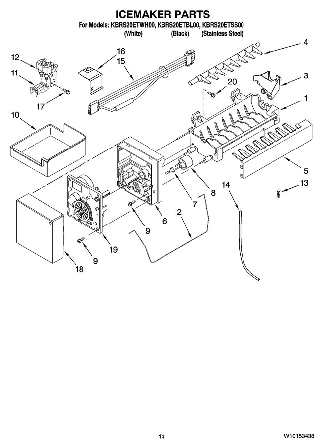 Diagram for KBRS20ETBL00