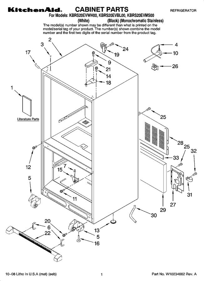 Diagram for KBRS20EVWH00