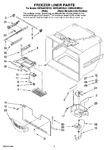 Diagram for 03 - Freezer Liner Parts