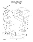 Diagram for 03 - Freezer Liner Parts