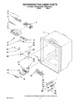 Diagram for 02 - Refrigerator Liner Parts