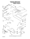 Diagram for 03 - Freezer Liner Parts