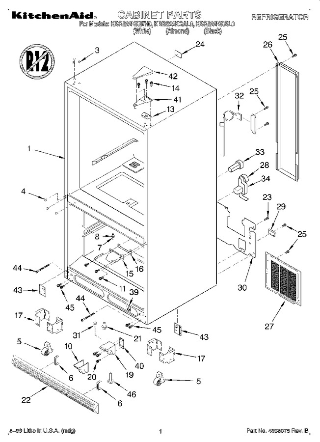 Diagram for KBRS22KGAL0