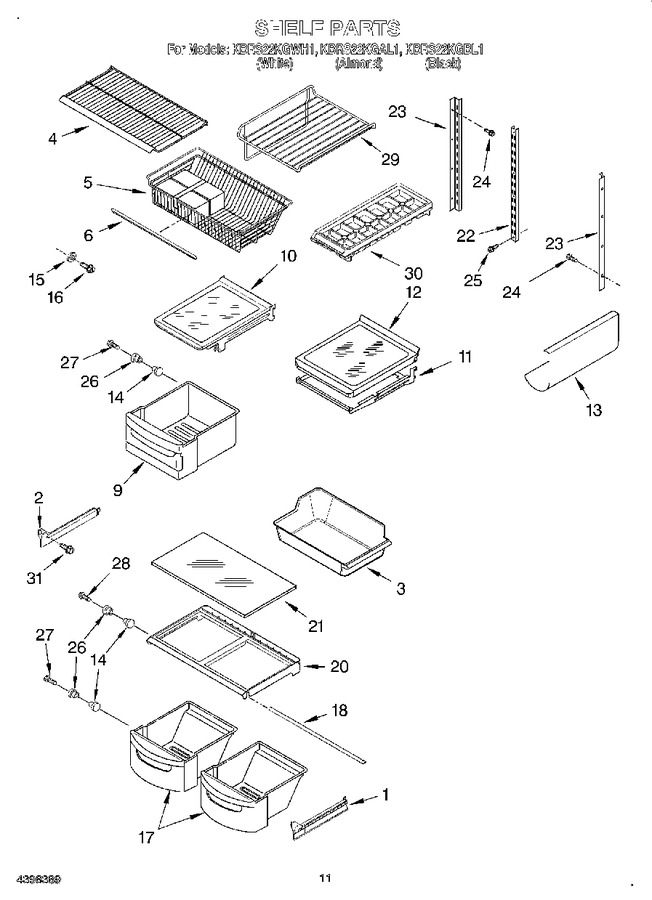 Diagram for KBRS22KGWH1