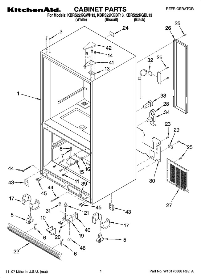 Diagram for KBRS22KGBL13