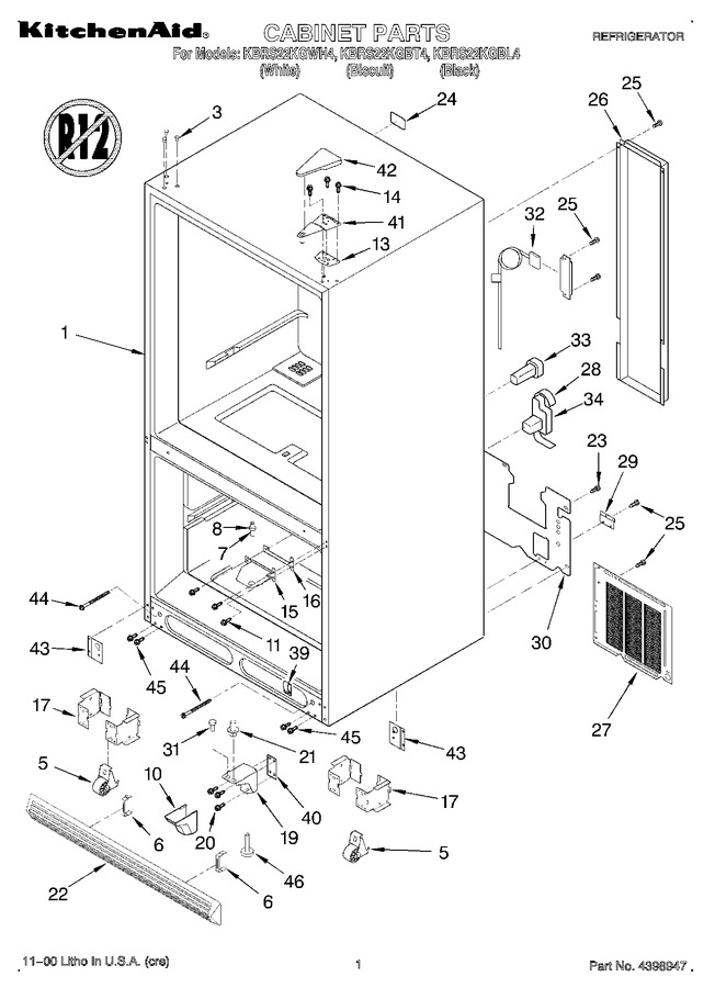 Diagram for KBRS22KGBL4