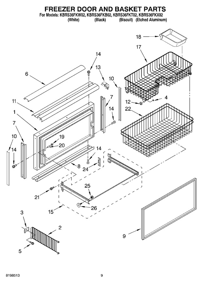 Diagram for KBRS36FKW02