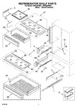 Diagram for 05 - Refrigerator Shelf Parts