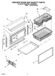 Diagram for 06 - Freezer Door And Basket Parts