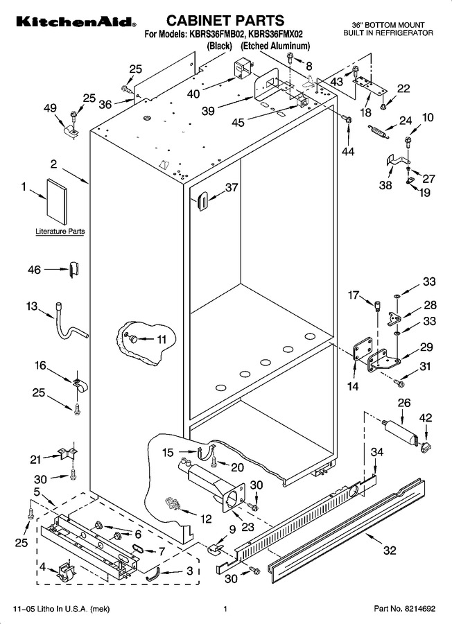 Diagram for KBRS36FMX02