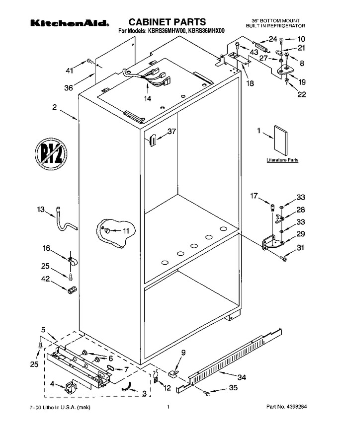 Diagram for KBRS36MHX00