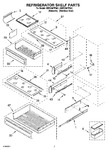 Diagram for 05 - Refrigerator Shelf Parts