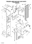 Diagram for 08 - Freezer Liner And Air Flow Parts