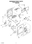 Diagram for 12 - Dispenser Front Parts