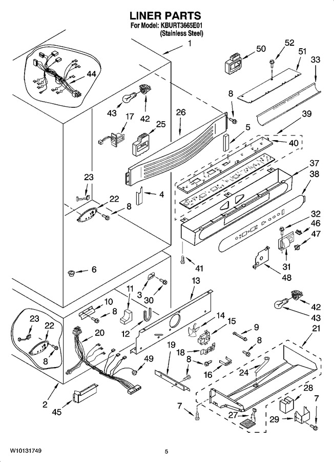 Diagram for KBURT3665E01