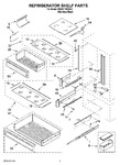 Diagram for 05 - Refrigerator Shelf Parts