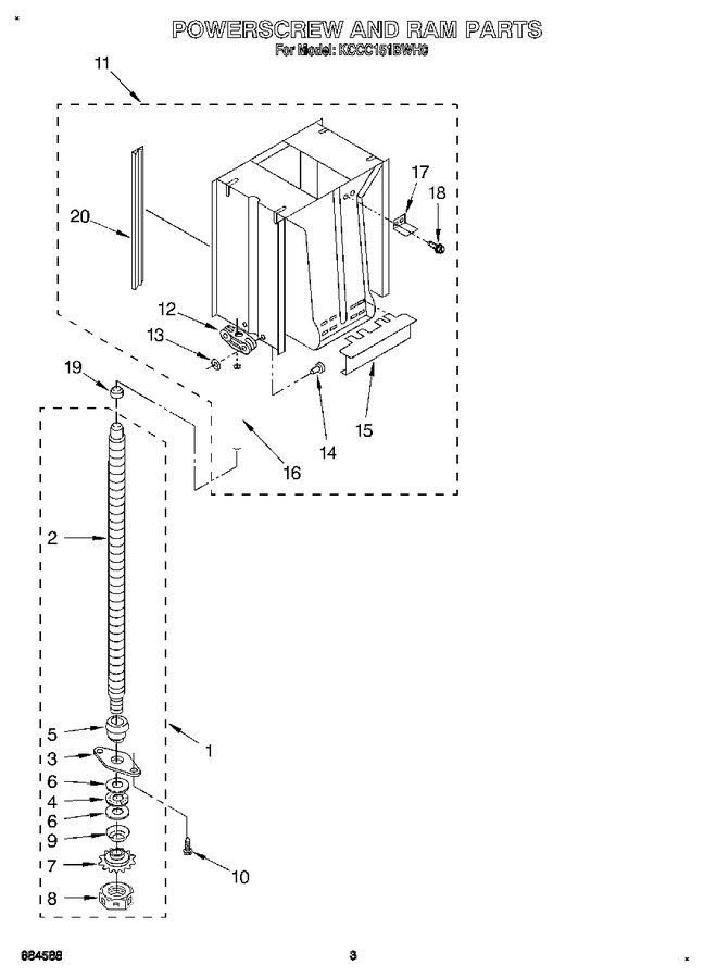 Diagram for KCCC151BWH0