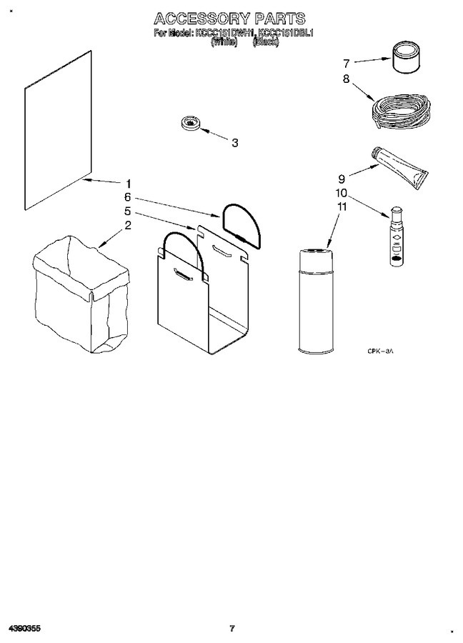 Diagram for KCCC151DWH1