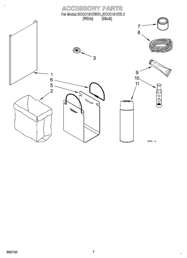 Diagram for KCCC151EWH1