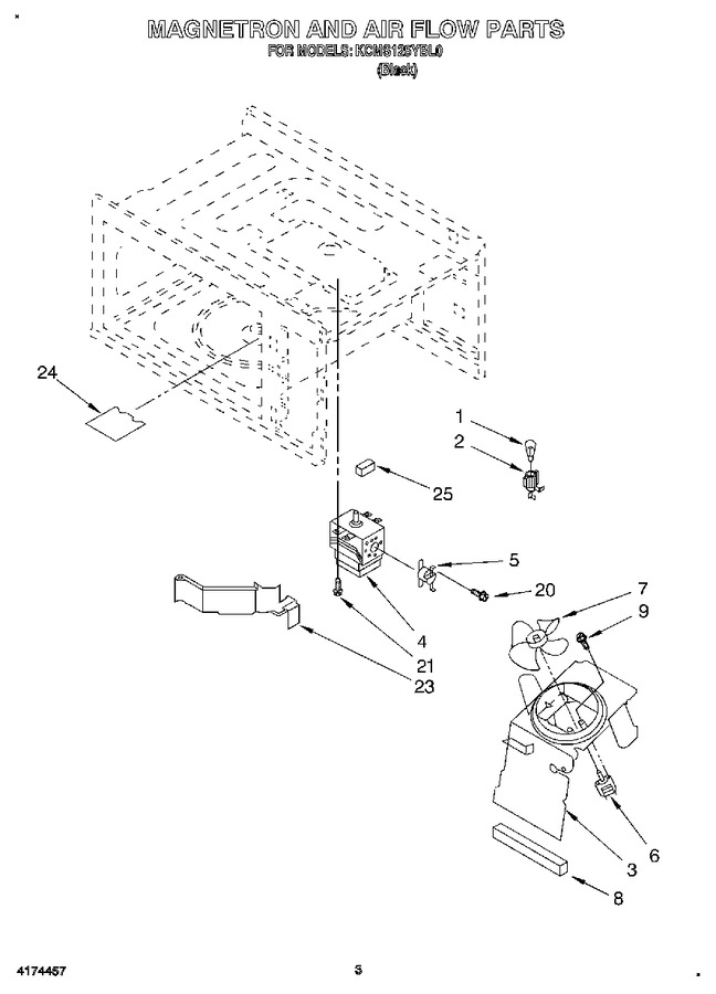 Diagram for KCMS125YBL0