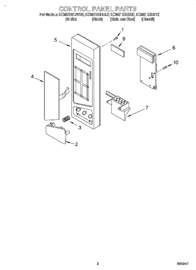 Diagram for KCMS135HWH0