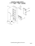 Diagram for 02 - Control Panel Parts