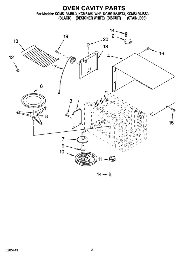 Diagram for KCMS185JBT3