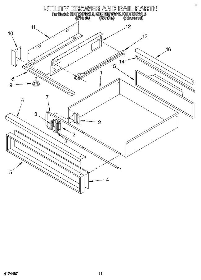 Diagram for KDDT207BWH5