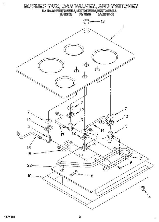 Diagram for KDDT207BWH6