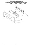 Diagram for 02 - Control Panel Parts