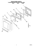 Diagram for 03 - Oven Door Parts