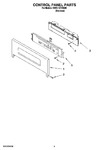 Diagram for 02 - Control Panel Parts