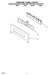 Diagram for 02 - Control Panel Parts