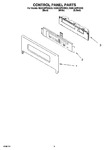 Diagram for 02 - Control Panel Parts