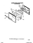 Diagram for 06 - Lower Oven Door