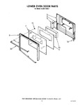 Diagram for 06 - Lower Oven Door