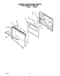 Diagram for 05 - Lower Oven Door