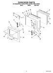 Diagram for 03 - Oven Door Parts