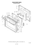 Diagram for 05 - Oven Door , Lit/optional