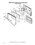 Diagram for 05 - Upper And Lower Oven Door