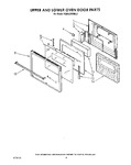 Diagram for 05 - Upper And Lower Oven Door