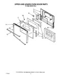 Diagram for 06 - Upper And Lower Oven Door