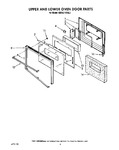 Diagram for 06 - Upper And Lower Oven Door